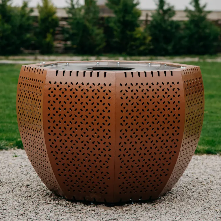 CRATERFLAME® Meteorite Bloom | Artful Heat for Every Season