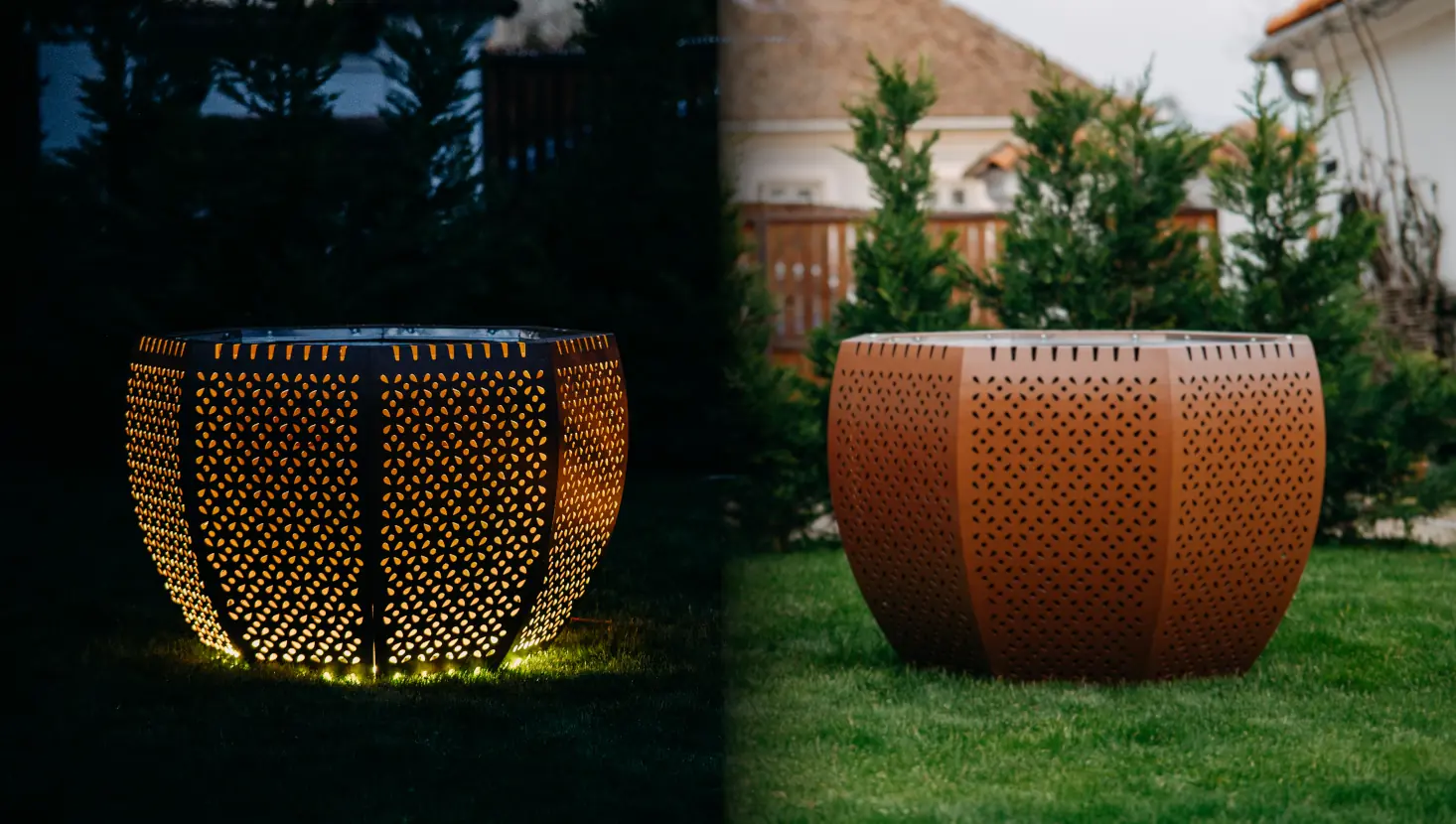 CRATERFLAME® Meteorite Bloom side by side comparison